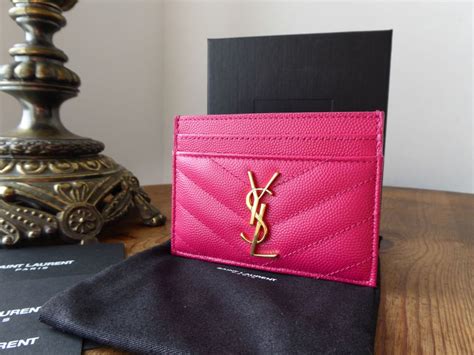 ysl pale pink card case|YSL wallets best price.